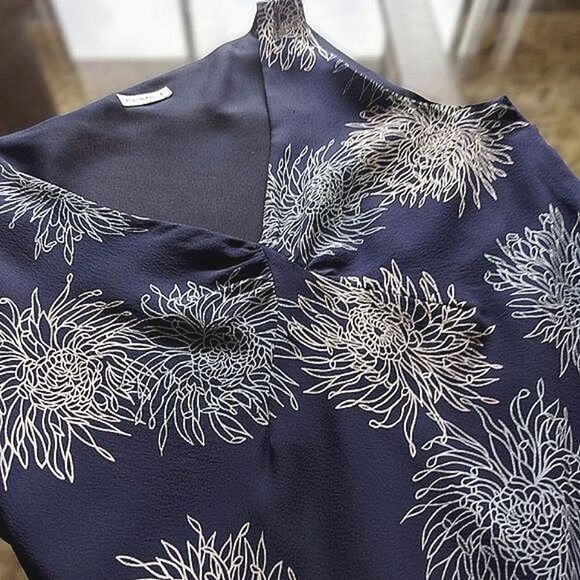 Vtg Y2K Planet sheer navy sleeveless summer maxi dress - Picture 8 of 16